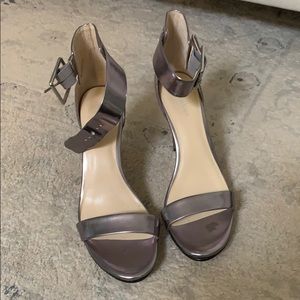 Silver Calvin Klein heels